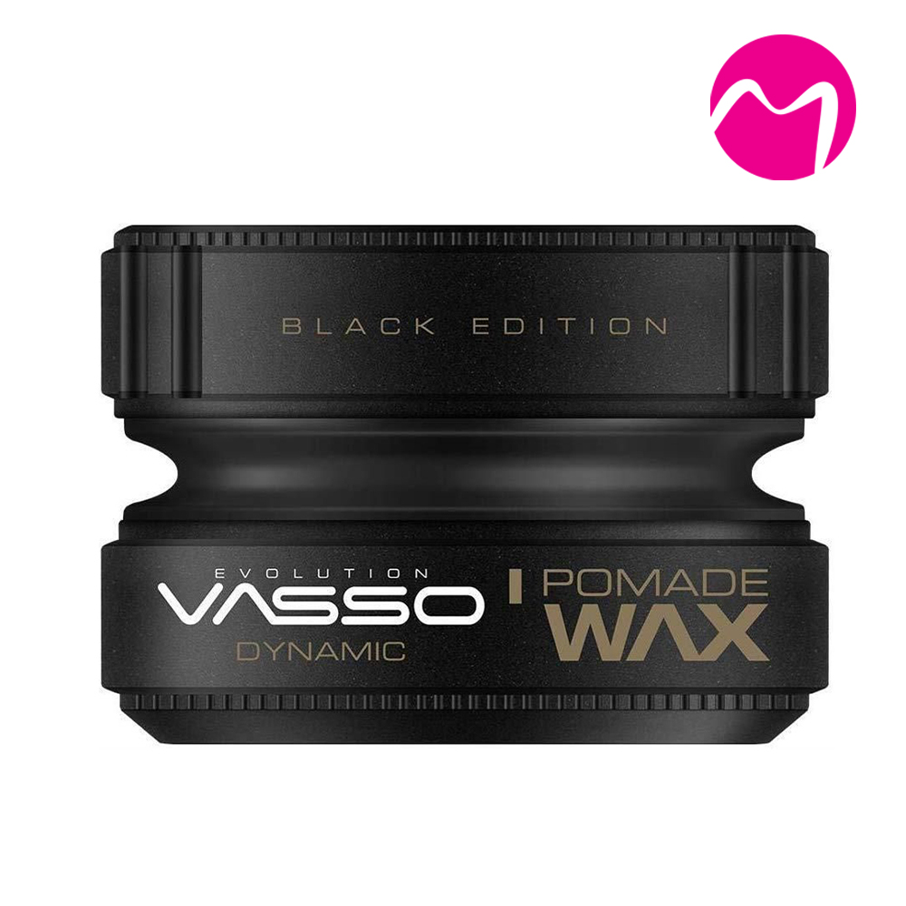 VASSO Professional Pomade WAX Black Edition DYNAMIC 150ml