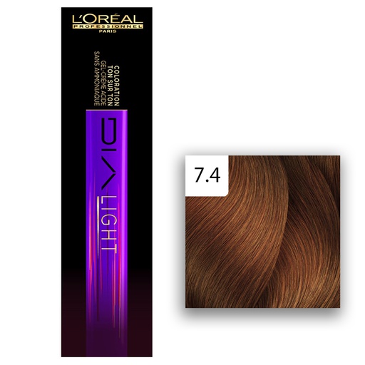 L'Oréal Professionnel DIALIGHT Haartönung 7.4 Mittelblond Kupfer 50ml