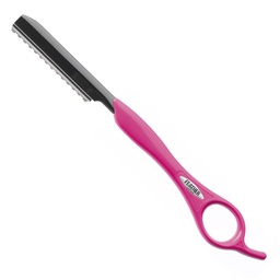 [M.13436.056] FEATHER - KLINGENMESSER FEATHER STYLING TITANIUM ROSA