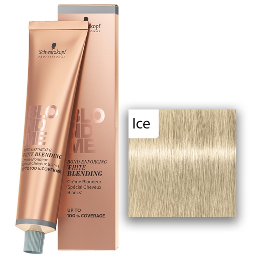Schwarzkopf Professional BlondMe Bond Enforcing White Blending Haarfarbe -Ice  60 ml