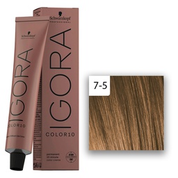 [M.13863.993] Schwarzkopf Professional Igora Color10 Haarfarbe 7-5 Mittelblond Gold  60ml