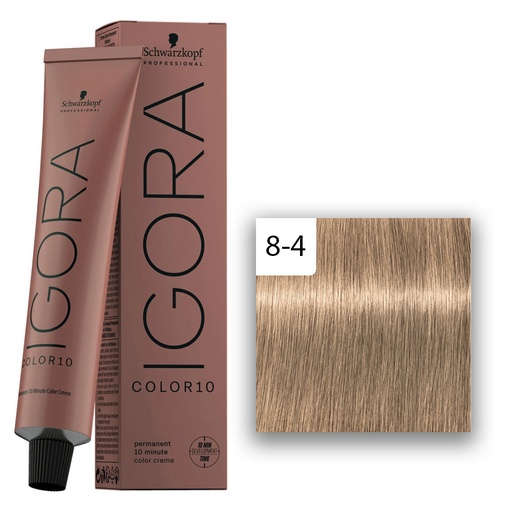 Schwarzkopf Professional Igora Color10 Haarfarbe 8-4 Hellblond Beige  60ml