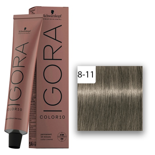 Schwarzkopf Professional Igora Color10 Haarfarbe 8-11 Hellblond Cendré Extra  60ml