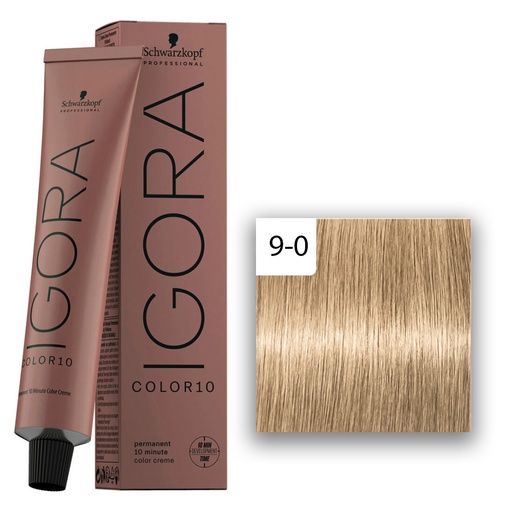 Schwarzkopf Professional Igora Color10 Haarfarbe 9-0 Extra Hellblond  60ml