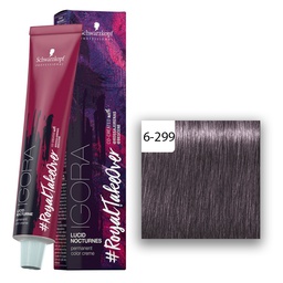 [M.14258.324] Schwarzkopf Professional IGORA ROYAL Take Over Lucid Nocturnes Haarfarbe 60 ml 6-299 Dunkelblond Asch Violett Extra