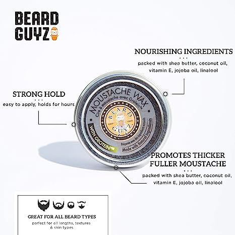 Beard Guyz Moustache Wax 1oz