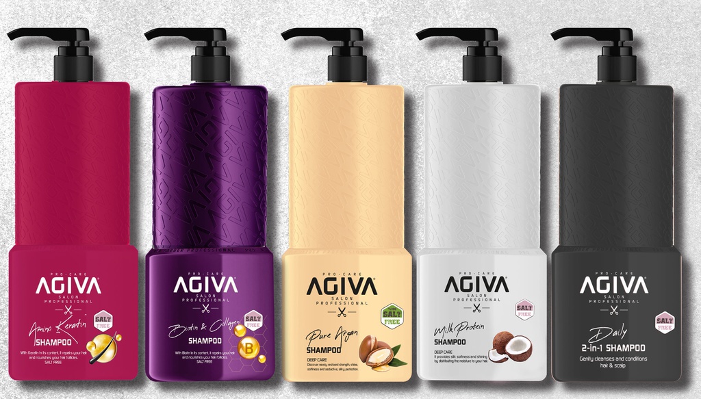 Agiva 2in1 Salt Salzfreies Shampoo  800ml