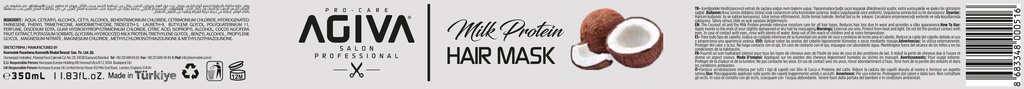 Agiva Haarmask Milk Protein  350ml
