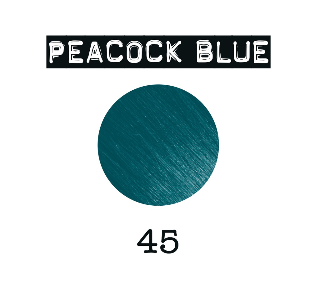 CRAZY COLOR Semi-Permanent Tönung n°45 PEACOCK BLUE 100ML
