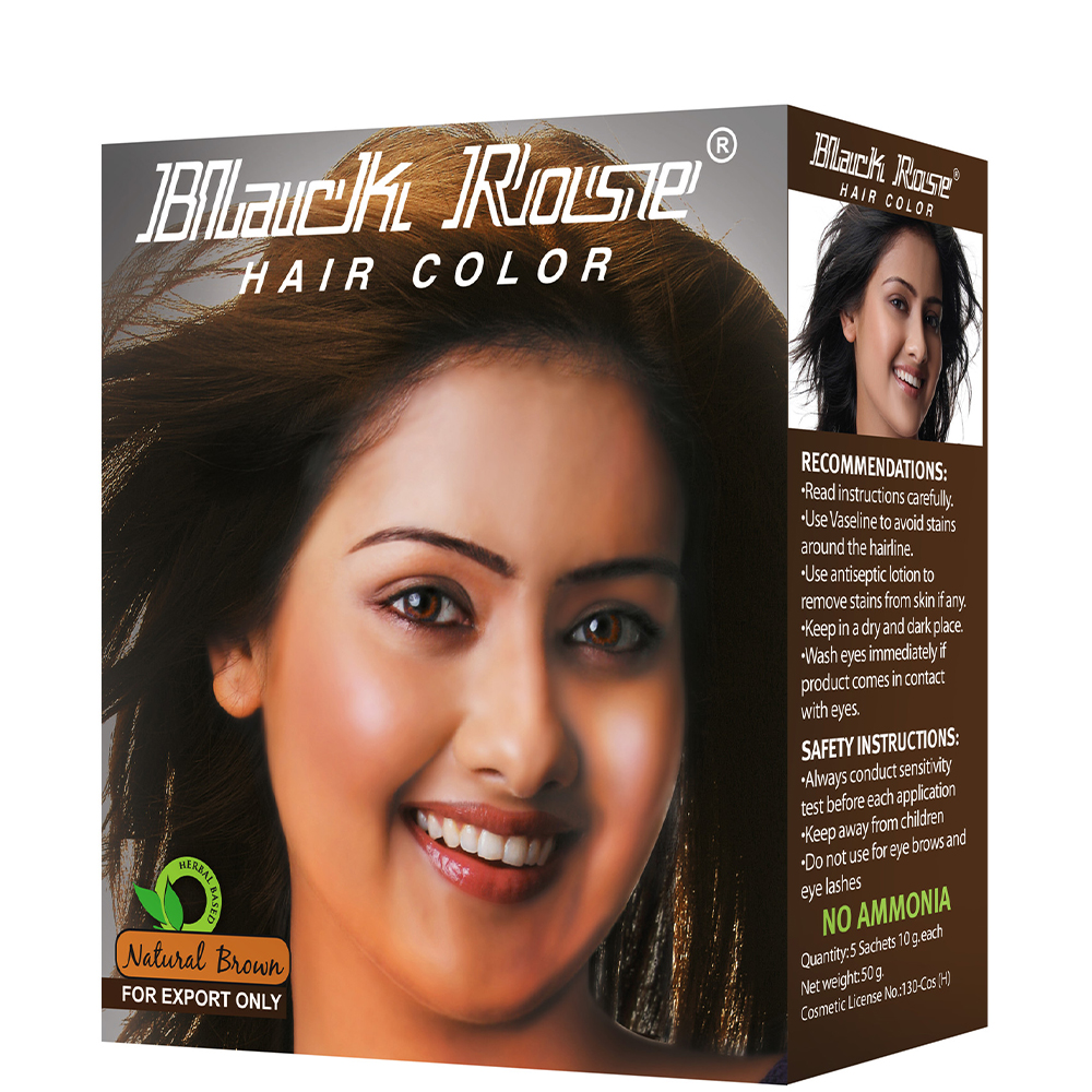 Black Rose Henna Powder 10x50grm. Brown