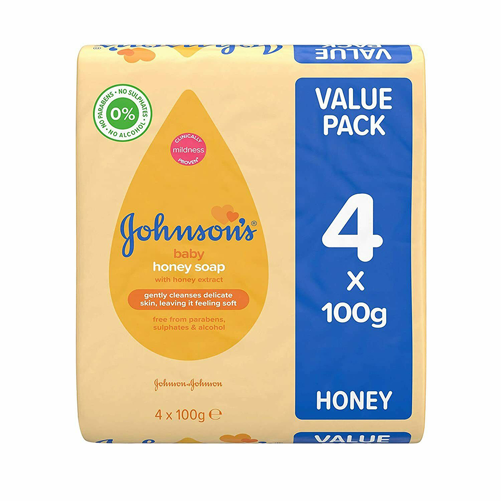 Johnsons Baby Soap 4x100gr