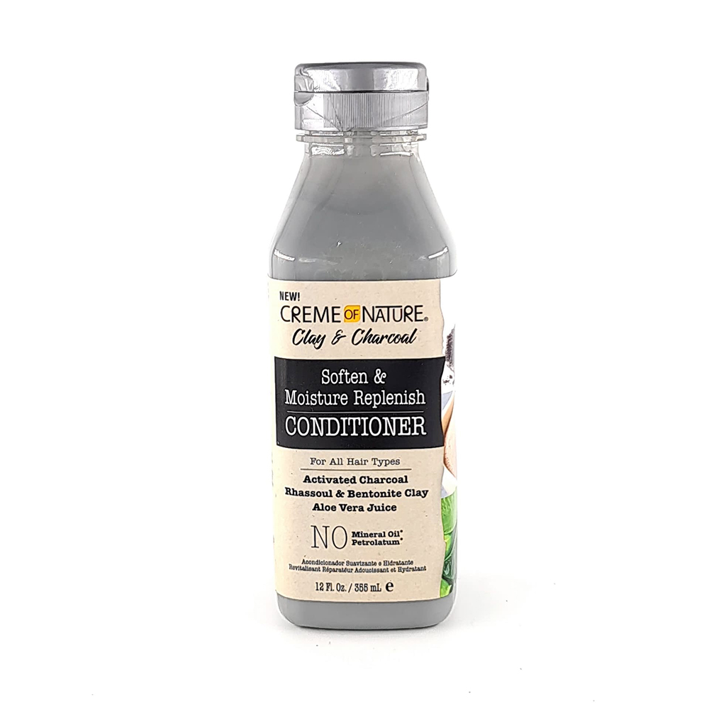 Creme of nature  Clay &amp; Charcoal Replenishing Conditioner 12oz.