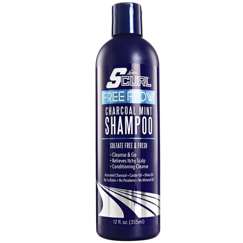 S-Curl FF Charcoal Mint Shampoo 12oz.