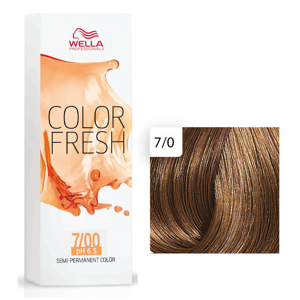 Wella Professional Color Fresh Tönungsliquid 7/00 Mittelblond Natur 75ml