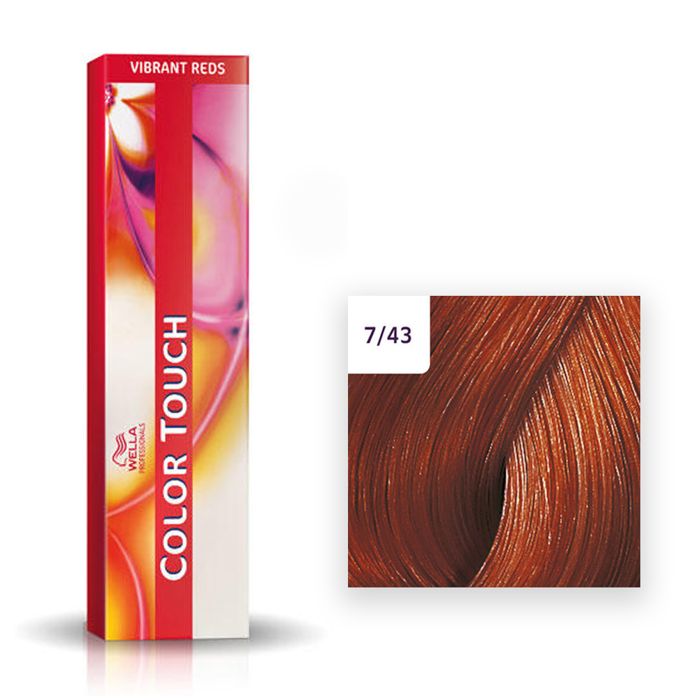 Wella Professional COLOR TOUCH Vibrant Reds 7/43 mittelblond rot-gold 60ml