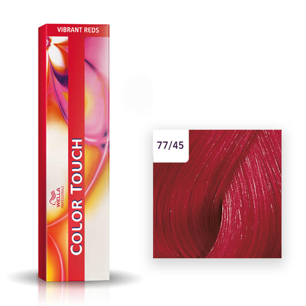 Wella Professional COLOR TOUCH Vibrant Reds 77/45 mittelblond intensiv rot-mahagoni 60ml