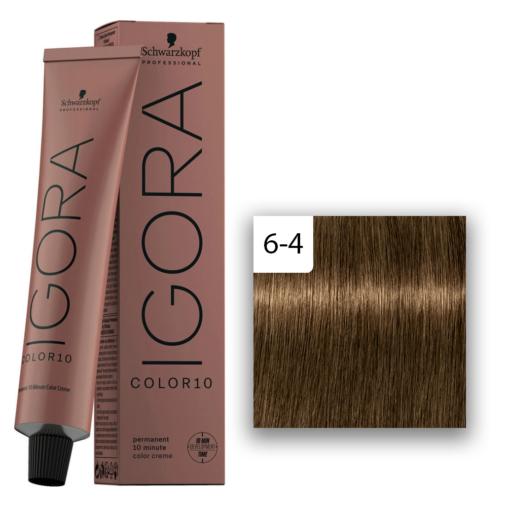 Schwarzkopf Professional Igora Color10 Haarfarbe 6-4 Dunkelblond Beige   60ml