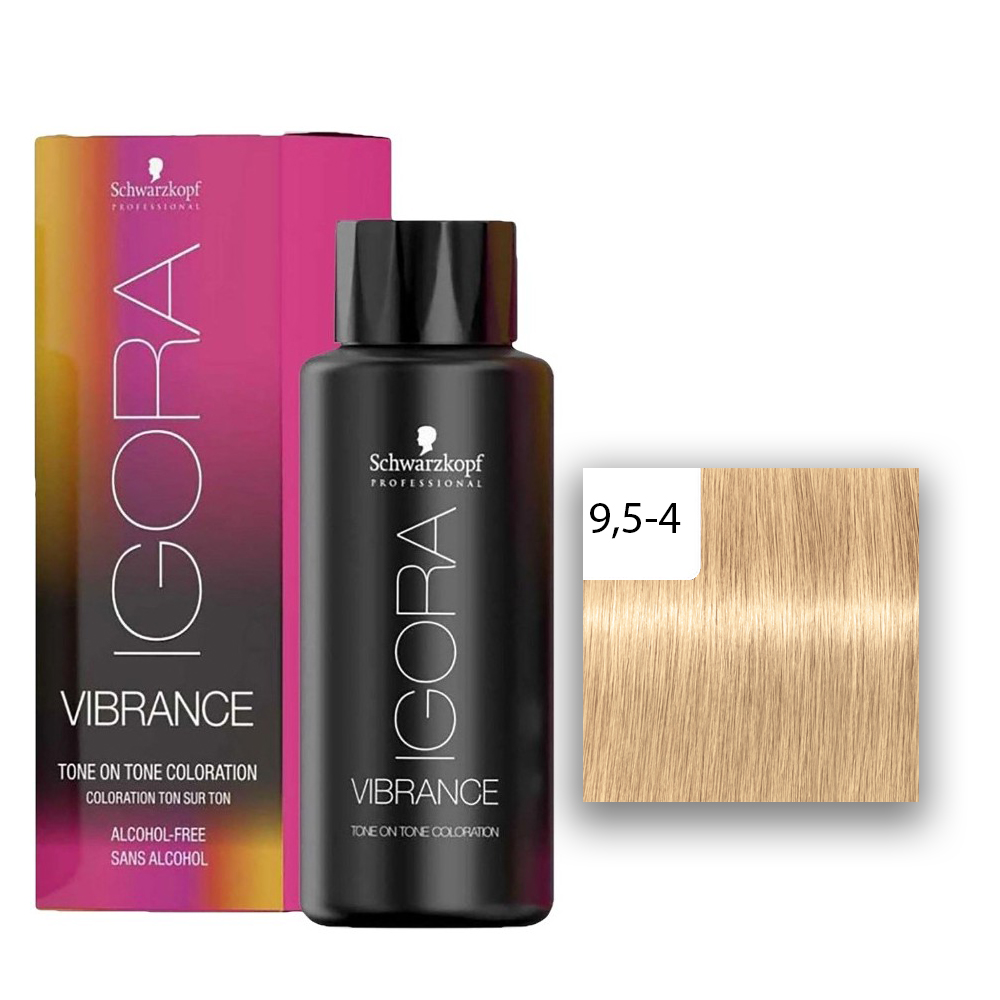 Schwarzkopf Professional  IGORA Vibrance Haartönung  60 ml 9,5-4 Beige Toner