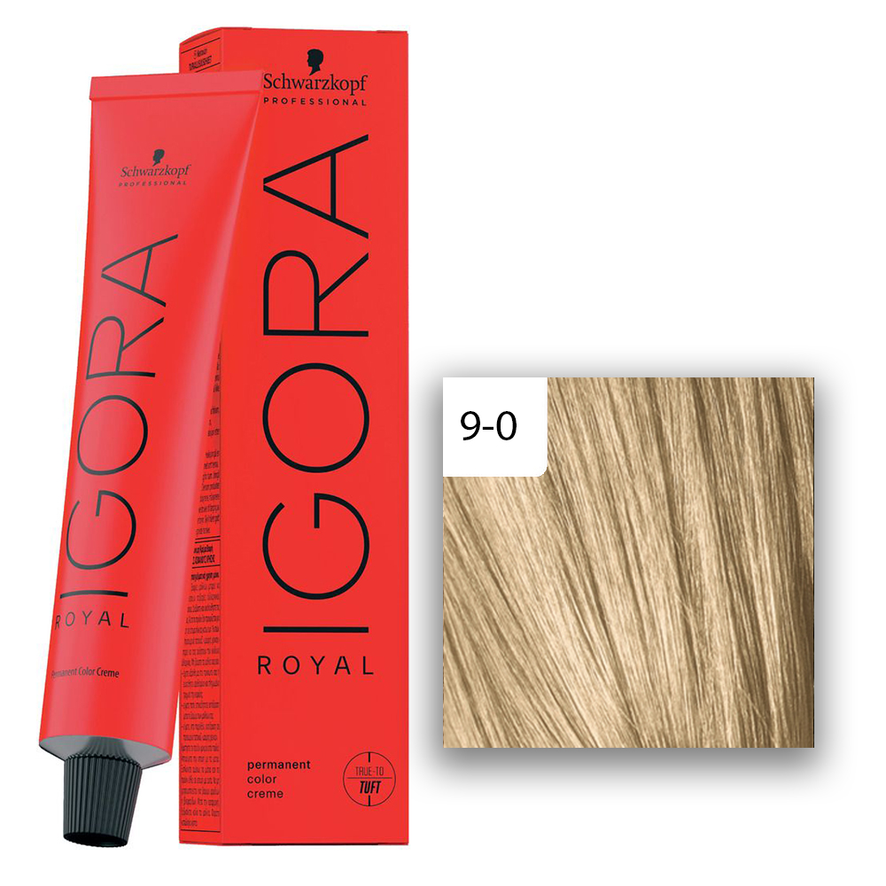  Schwarzkopf Professional Igora Royal Haarfarbe 60 ml 9-0 Extra Hellblond