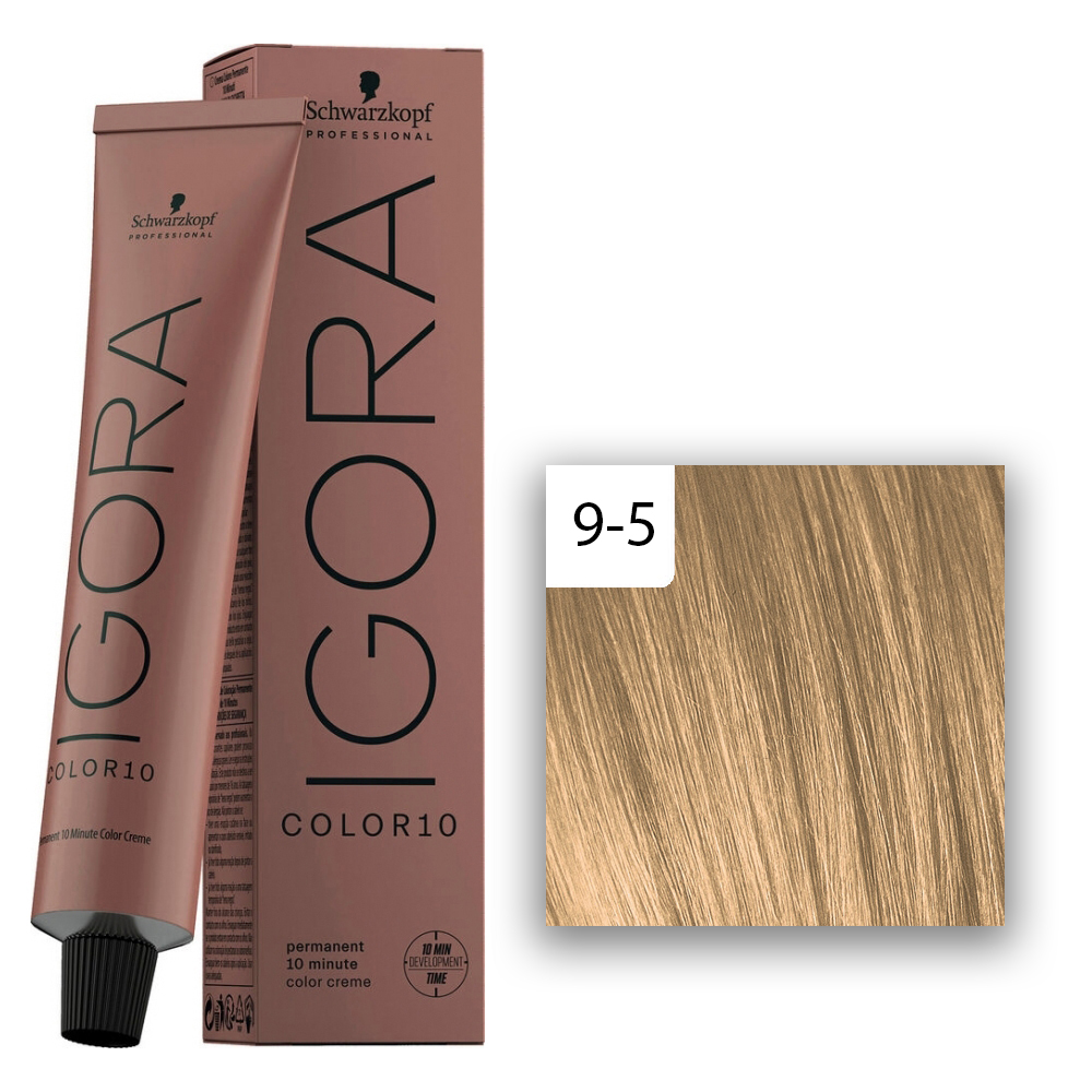 Schwarzkopf Professional Igora Color10 Haarfarbe 9-5 Extra Hellblond Gold  60ml