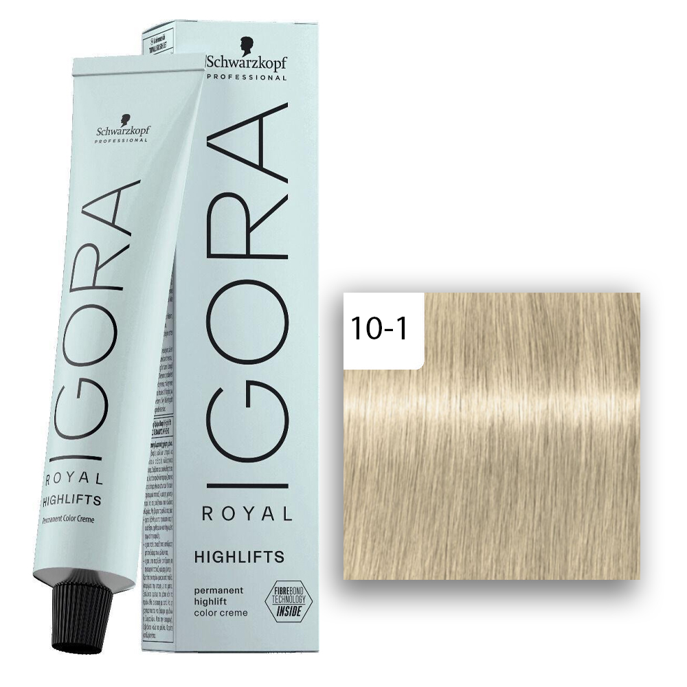 Schwarzkopf Professional Igora Royal Highlifts Haarfarbe 10-1 Highlifts Ultrablond Cendré  60ml