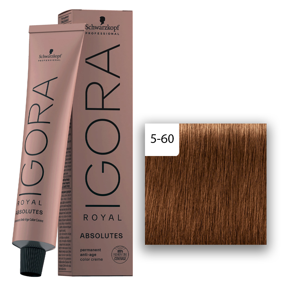  Schwarzkopf Professional Igora Royal Absolutes Haarfarbe 60 ml 5-60 Hellbraun Schoko Natur 