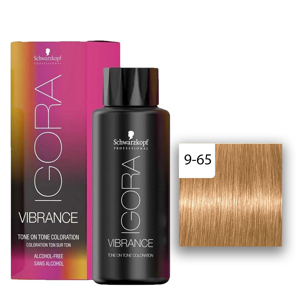 Schwarzkopf Professional IGORA Vibrance Haartönung 9-65 Extra Hellblond Schoko Gold   60ml