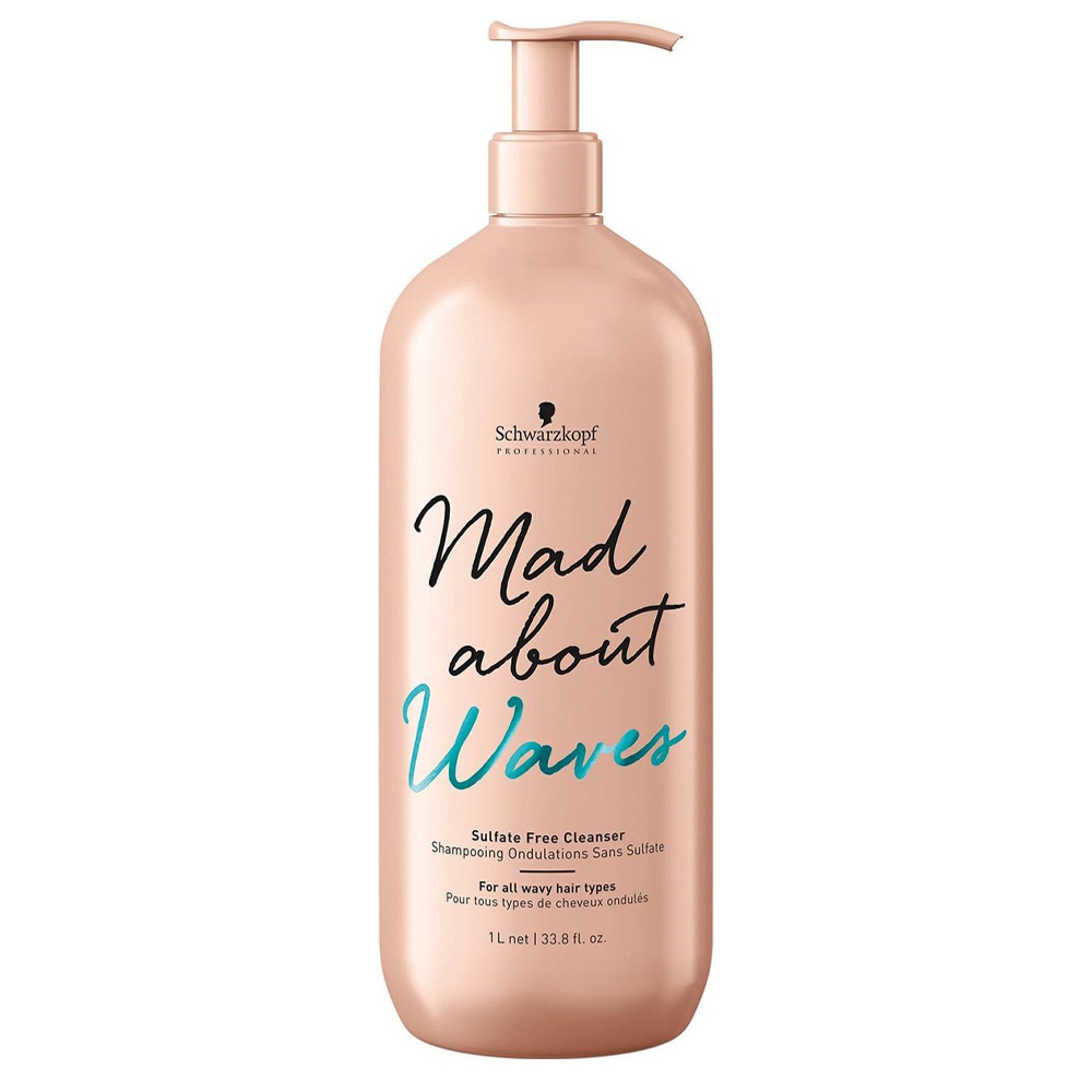 Schwarzkopf Professional Mad About Waves Sulfate Free Cleanser  1000ml