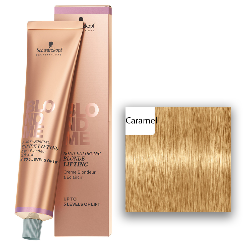  Schwarzkopf Professional BlondMe Bond Enforcing White Blending Haarfarbe 60 ml Caramel