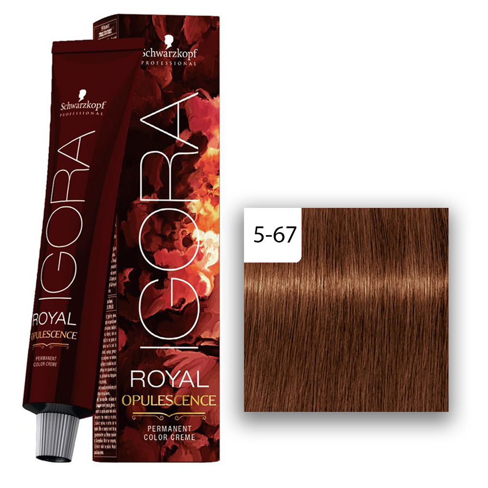 Schwarzkopf Professional IGORA ROYAL Opulescence Haarfarbe 5-67 Hellbr Schoko Kupfer 60ml