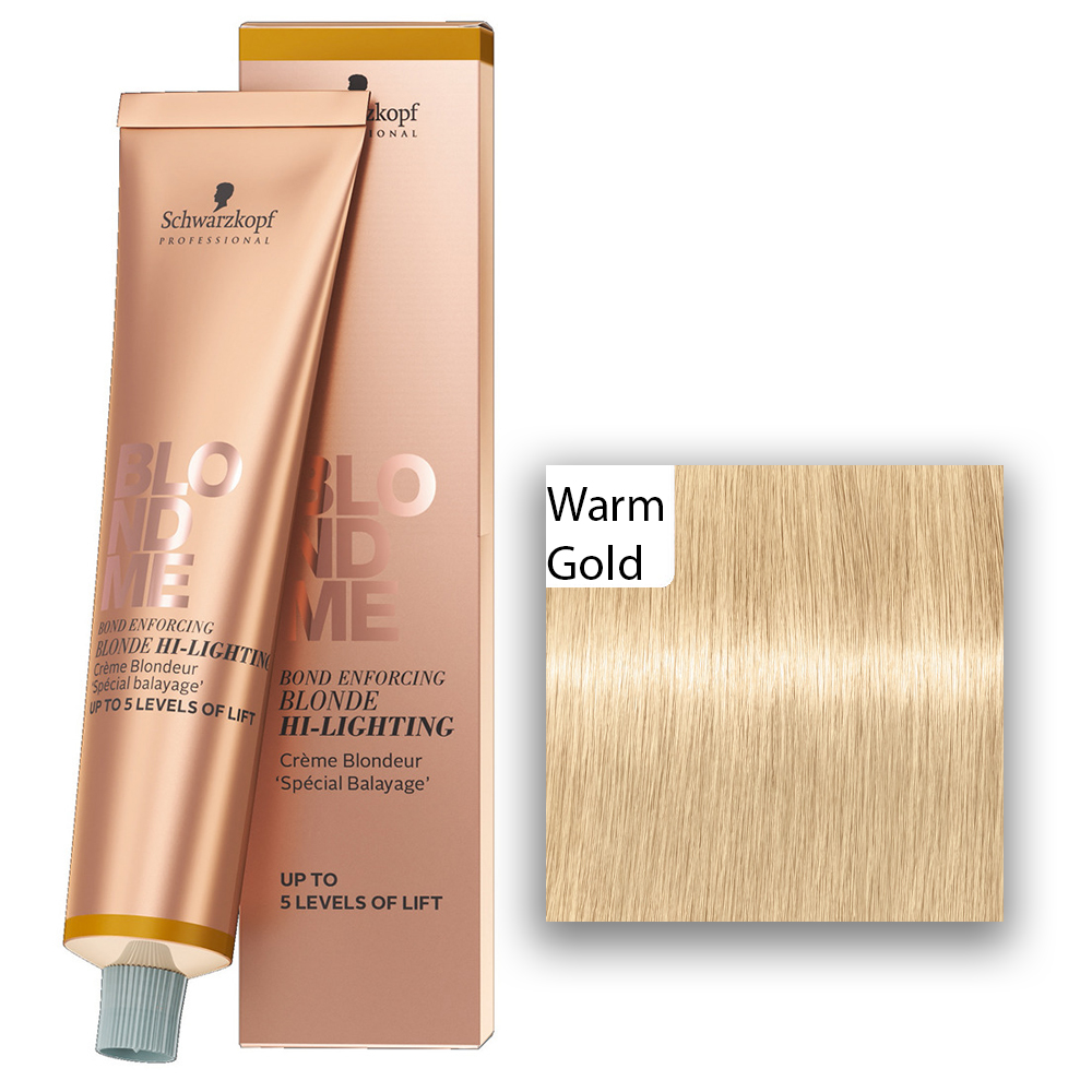Schwarzkopf Professional BlondMe Bond Enforcing Hi Lighting Haarfarbe -Warm Gold 60 ml