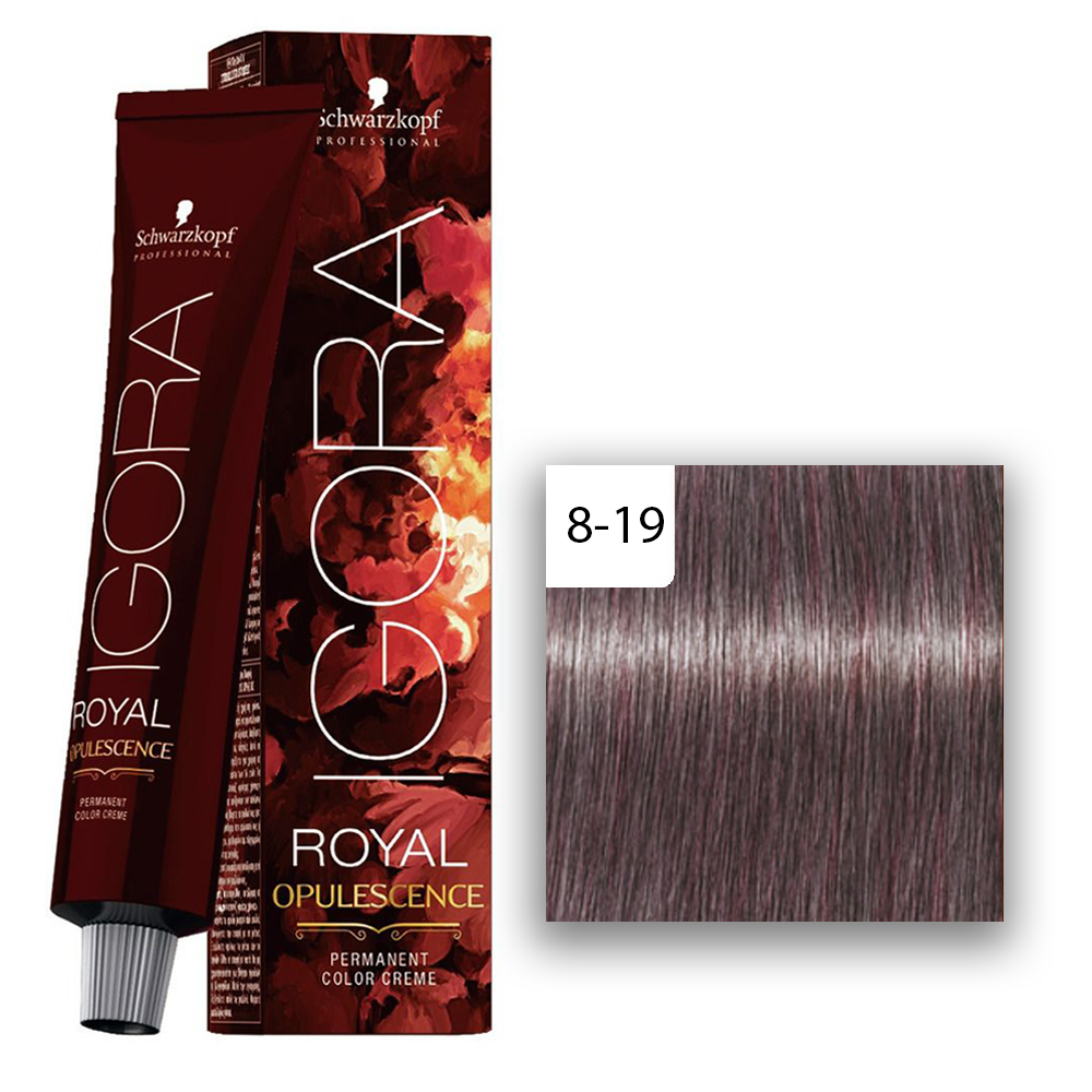  Schwarzkopf Professional Igora Royal Opulescence Haarfarbe Hellblond Cendré Violett 8-19  60ml