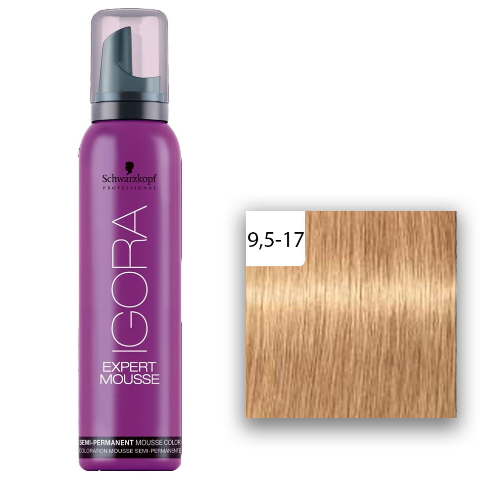  Schwarzkopf Professional Igora Expert Mousse  Apricot Anti-Grün Toning 9,5-17 100ml