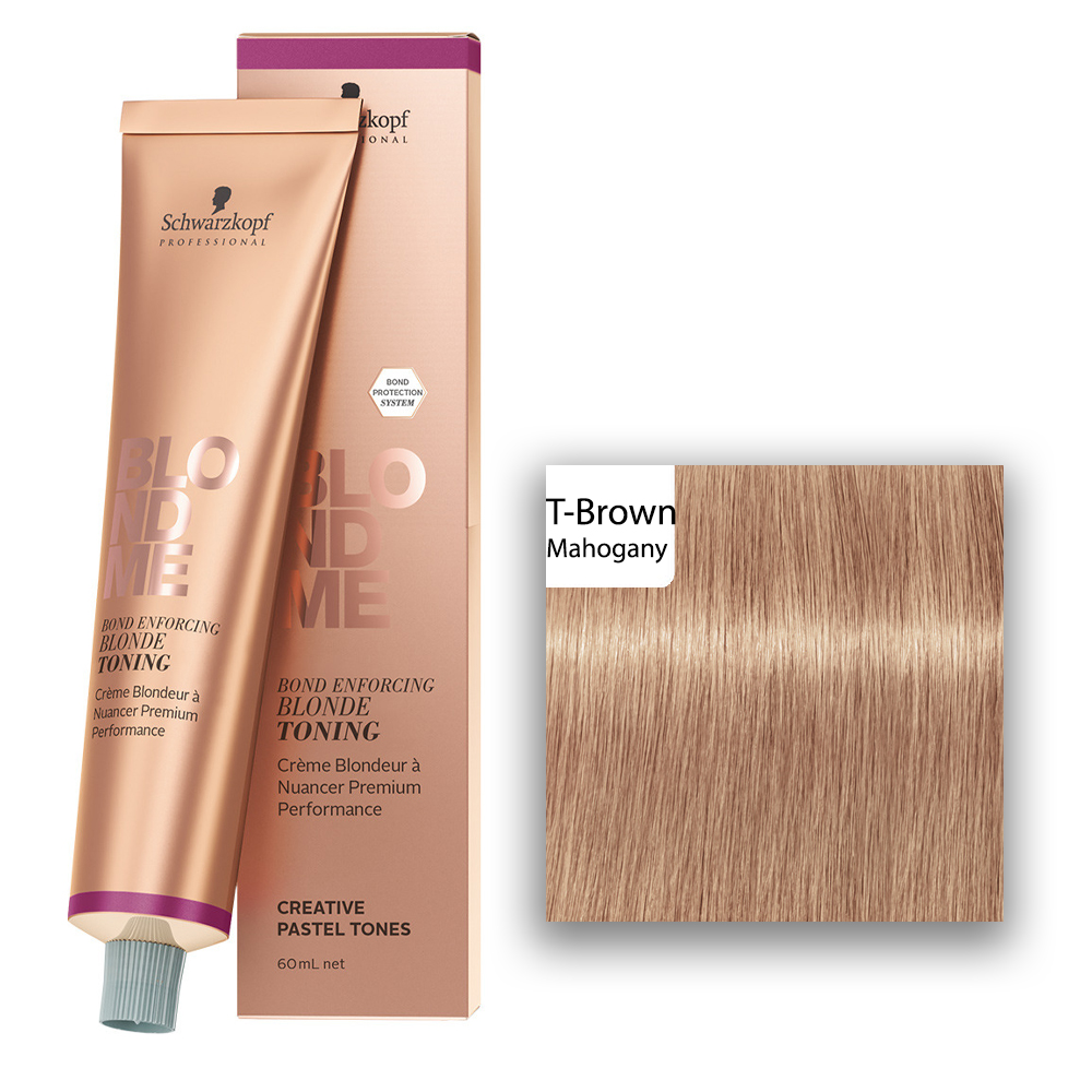 Schwarzkopf Professional BlondMe Tönung Haartönung T- Brown Mahogany 60ml