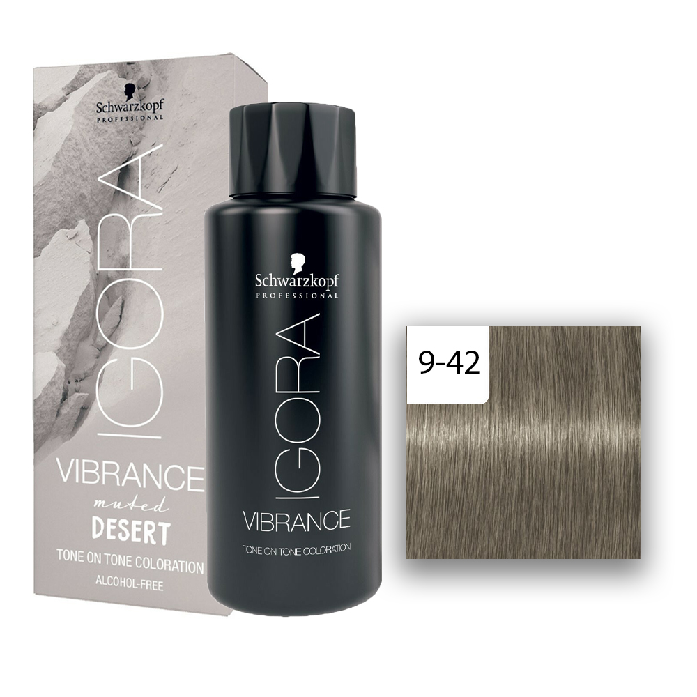 Schwarzkopf Professional Igora Vibrance Muted Desert Haartönung 9-24 Extra Hellblond Asch Beige 60ml