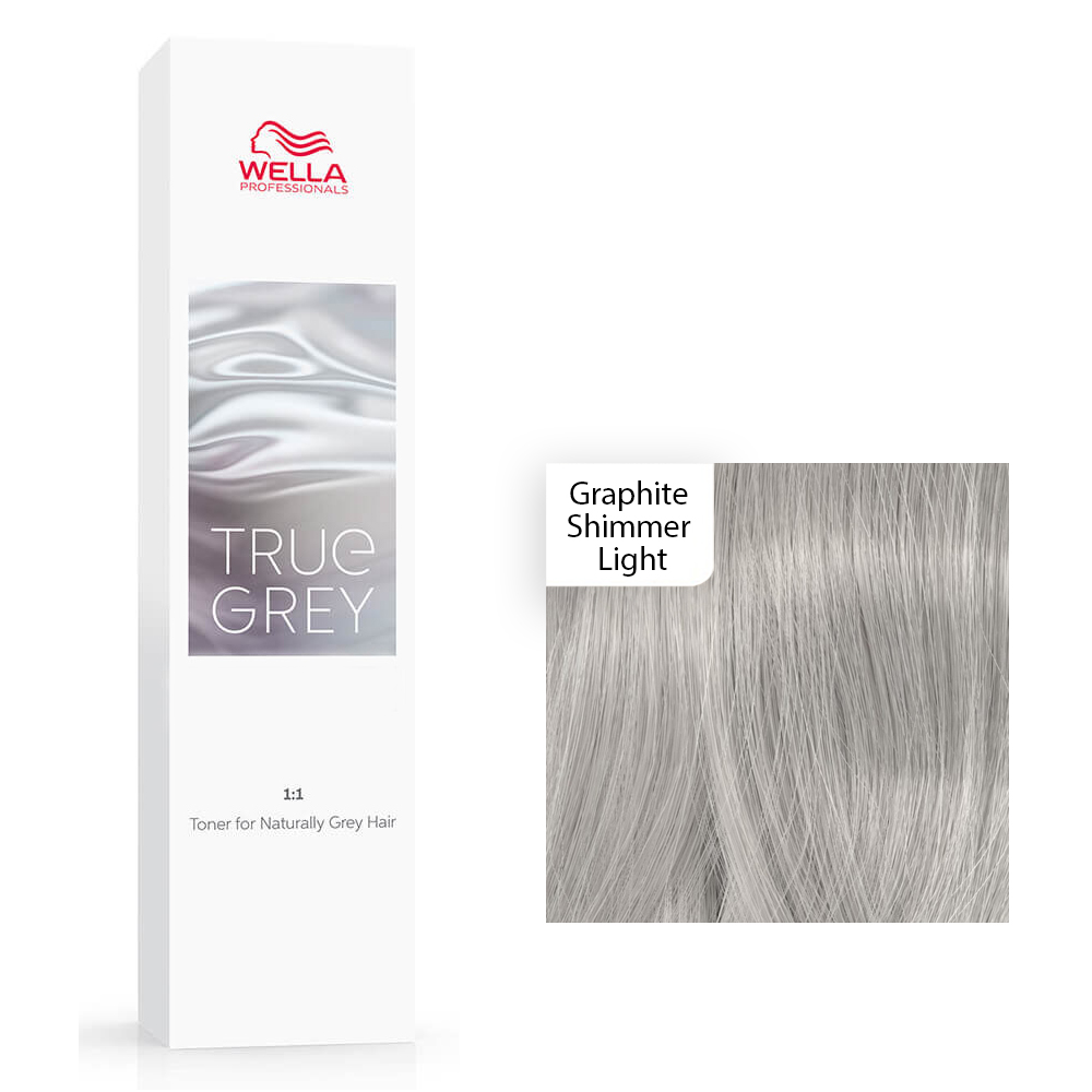 Wella Professional True Grey  Cream Toner - Graphite Shimmer Light 60ml
