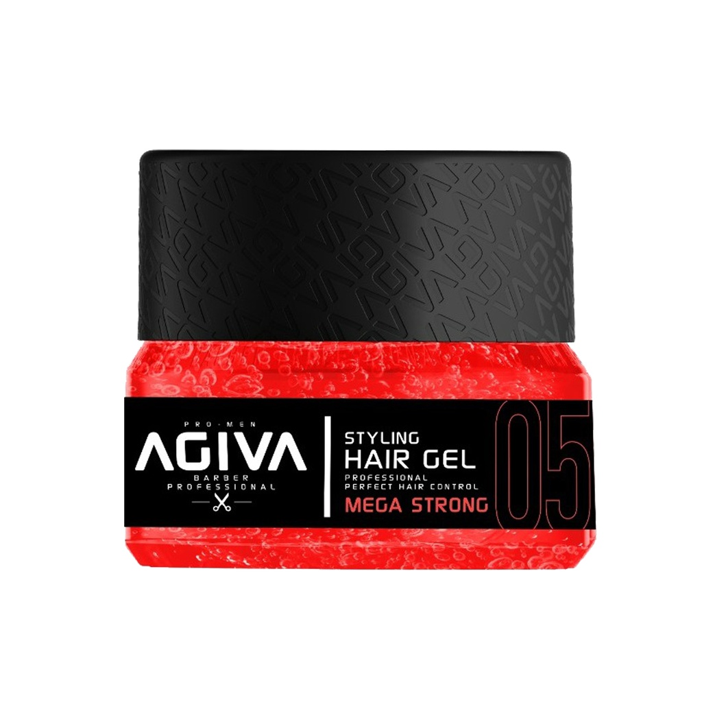 Agiva Styling Haargel Mega Strong - Rot  n°05  200ml