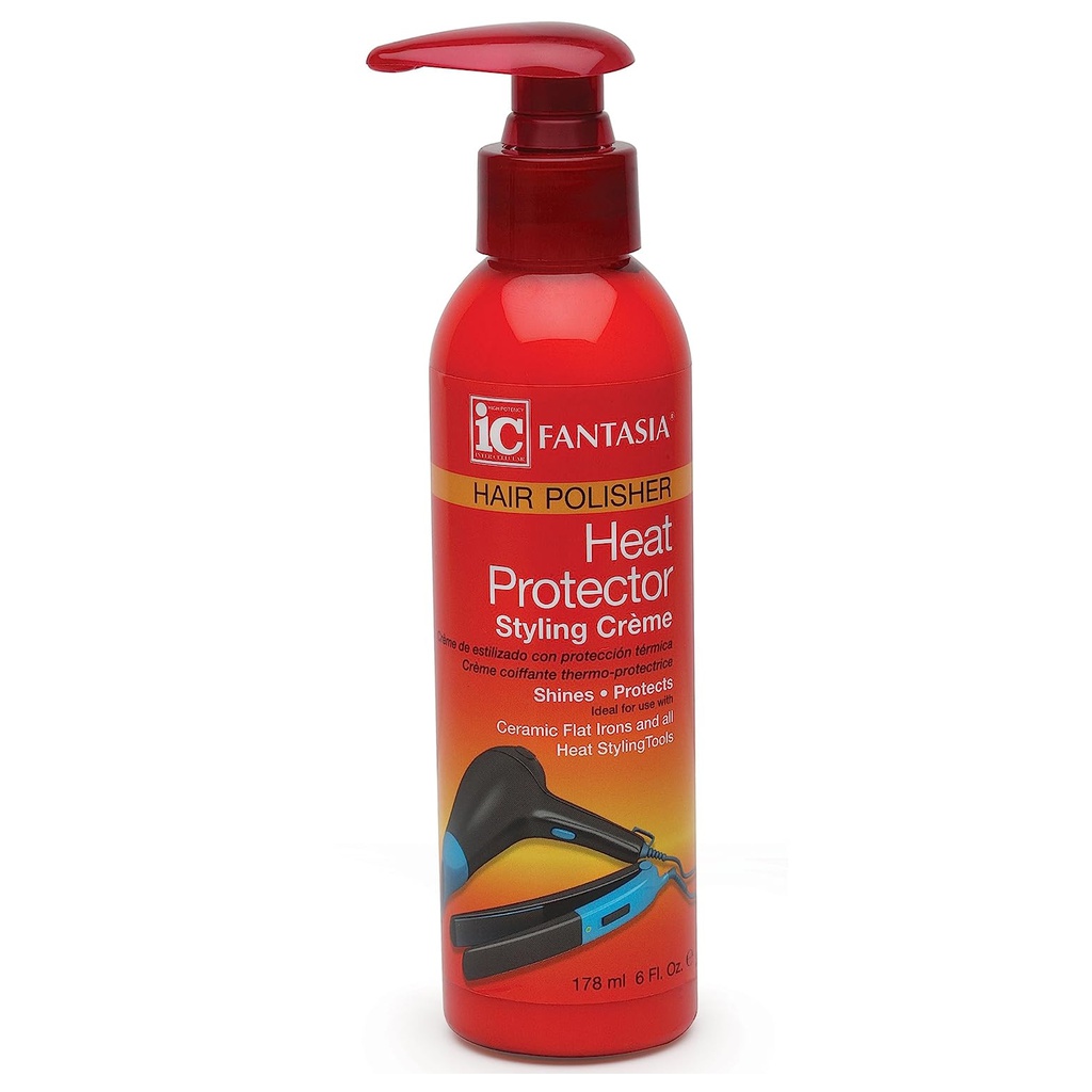 Fantasia IC Hair Polisher Heat Protector Creme 6oz.