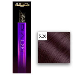 [M.13545.576] L'Oréal Professionnel DIALIGHT Haartönung 50ml 5.26 Hellbraun Irise Rot