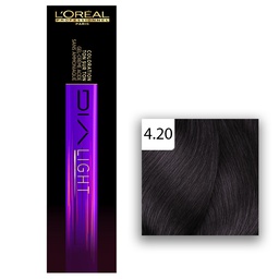 [M.13548.003] L'Oréal Professionnel DIALIGHT Haartönung 4.20 Mittelbraun Intensives Violett 50ml