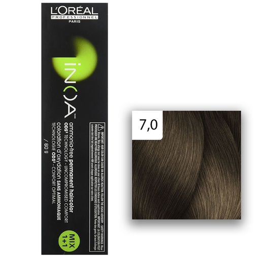 L'Oréal Professionnel INOA 7,0 Mittelblond Intensiv 60ml