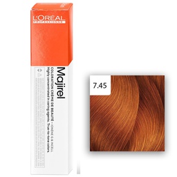 [M.10115.245] L'Oréal Professionnel MAJIREL 7,45 Mittel Blond intensivs Kupfer Mahagoni 50ml