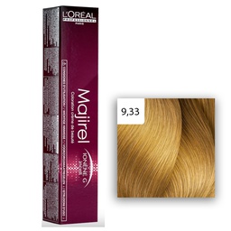 [M.10127.664] L'Oréal Professionnel MAJIREL 9,33 Sehr Helles Blond tiefes Gold 50ml