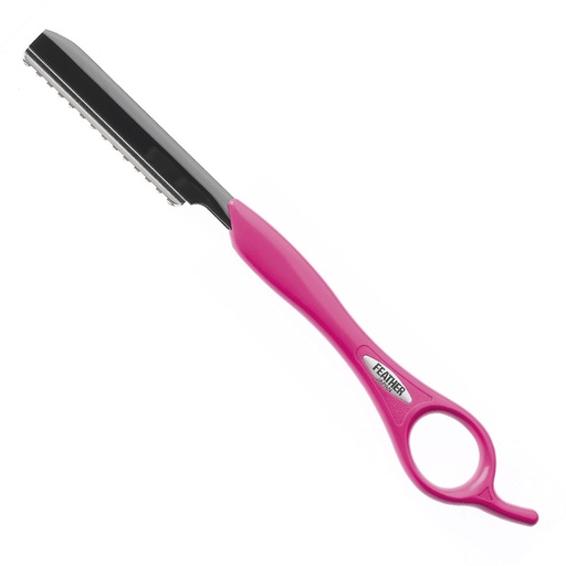 FEATHER - KLINGENMESSER FEATHER STYLING TITANIUM ROSA