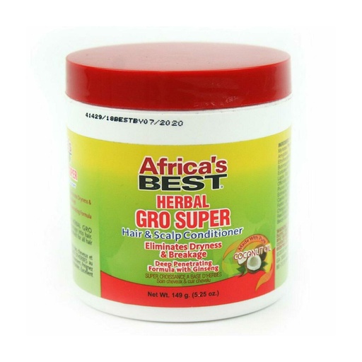 Africa's Best Super Gro Hair/Scalp Herbal  Conditioner 5.25oz