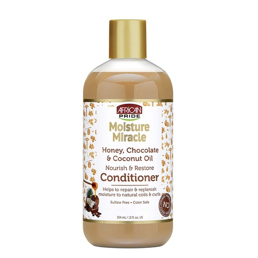 African Pride Moisture Miracle Conditioner 12oz:7354ml