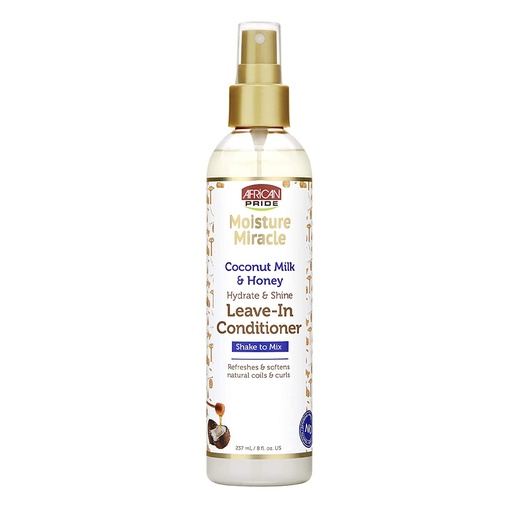 African Pride Moisture Miracle Leave-In Conditioner Spray 8oz:/237ml