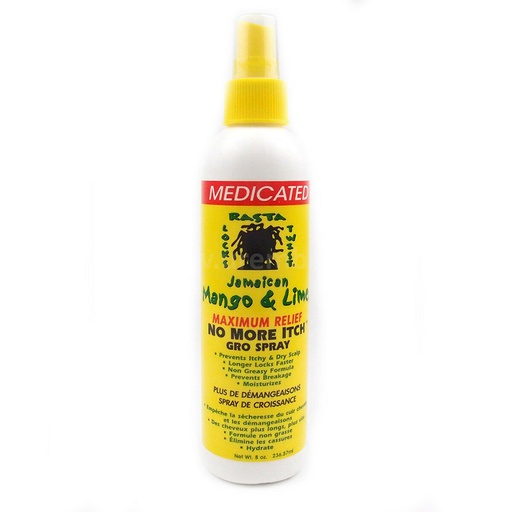 Jamaican Mango &amp; Lime No More Itch Gro Spray 16oz