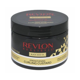 [M.14634.142] Revlon Black Seed Oil Strengthening Curling Custard 10.1oz/300ml