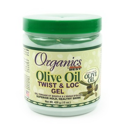 [M.14670.154] Africa's Best Organics Olive Oil Twist &amp; Loc Gel 15oz